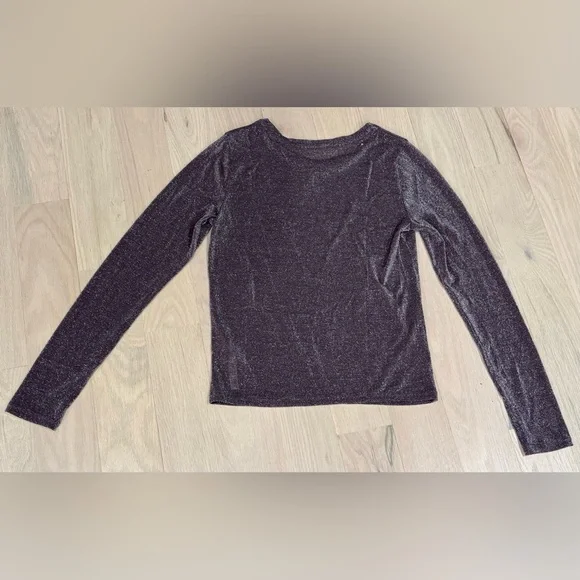 NEW Free People Intimately L Mesh So Well Layering Top Red Wine Metallic NWT - Picture 3 of 11